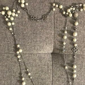Stella & Dot Madeline Pearl Necklace Ivory
